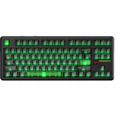 Klawiatura Attack Shark X87 Ultra klawiatura gamingowa RGB 8000Hz Hot-Swap BT 2,4GHz