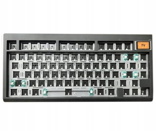 Klawiatura Zuoya Mechaniczna Black GMK81 80% DIY Kit Hotswap RGB Wireless 2.4 Ghz