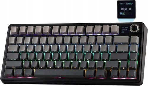 Klawiatura Epomaker X Aula F75 MAX klawiatura gamingowa 75% z ekranem TFT