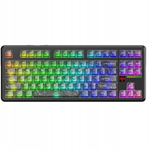 Klawiatura Attack Shark X87 Ultra klawiatura mechaniczna Carbon RGB 8000Hz Hot-Swap