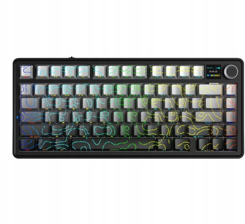 Klawiatura Contour Aula F75 MAX (Gradient Czarny) - LEOBOG Reaper Switches