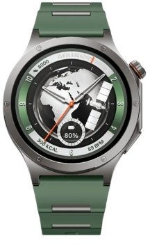 Smartwatch OnePlus Watch 4 46mm Zielony Evergreen Titanium