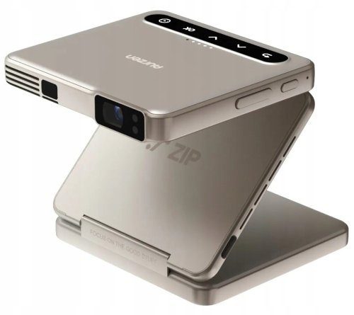 Projektor Aurzen ZIP Tri-Fold przenośny kieszkonkowy mini projektor 4 w 1 zestaw