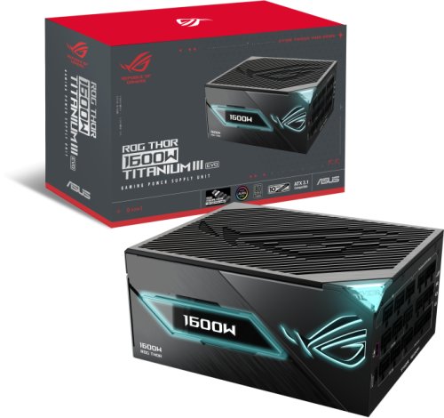 Asus ROG -THOR-1600T3-GAMING-EVO moduł zasilaczy 1600 W 20+4 pin ATX ATX Szary