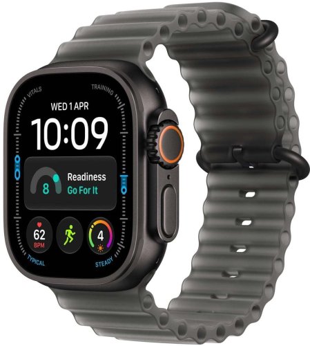 Smartwatch Apple Watch Ultra 4 Cellular 49mm Black Tit./Translucent Black Ocean Band