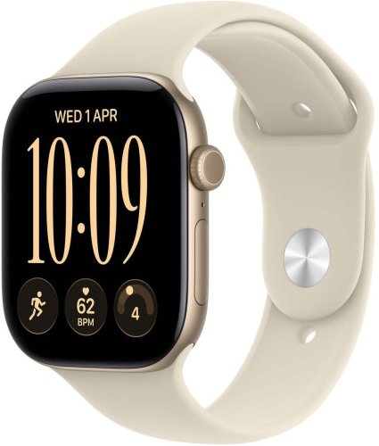 Smartwatch Apple Watch 12 GPS + Cellular 42mm Light Gold Alu Sport Band S/M Piaskowy
