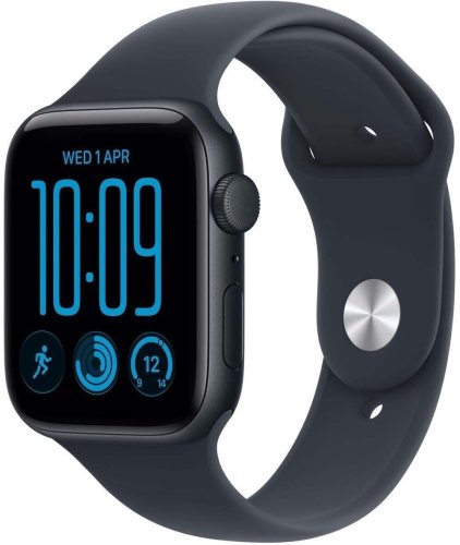 Smartwatch Apple Watch SE 3 GPS 44mm Midnight Alu Sport S/M Granatowy