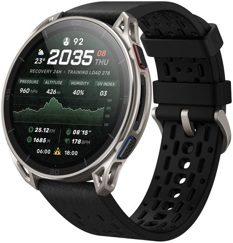 Smartwatch Amazfit Cheetah 2 Ultra 3,81 cm (1.5") AMOLED Cyfrowy 480 x 480 px Ekran dotykowy Tytan Wi-Fi GPS (6978099570053)