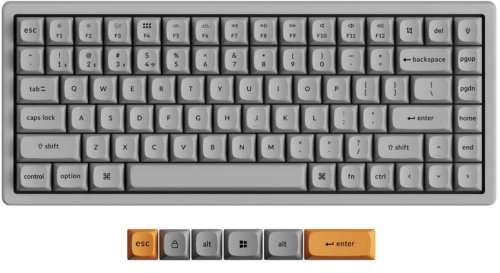 Klawiatura Keychron K2 HE Concrete Edition Gateron Double-Rail Magnetic Nebula (4894979047205)