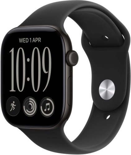 Smartwatch Apple Watch 12 GPS 42mm Black Alu Sport Band S/M Czarny