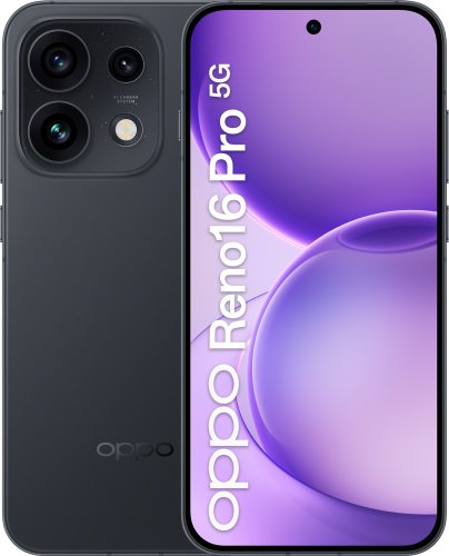 Oppo Reno16 Pro 5G (CPH2863) (Starlight Black) Dual SIM 6.32" AMOLED 1216x2640/3.4GHz&3.2GHz&2.2GHz/512GB/12GB RAM/Android16/5G |