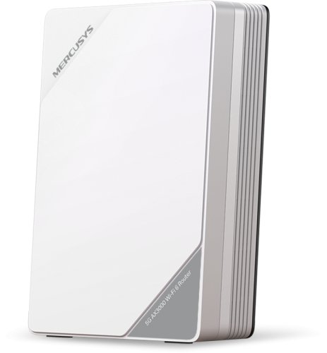 Router Mercusys AX3000 5G Wi-Fi 6 Router | | 802.11ax | 2402 Mbit/s | Ethernet LAN (RJ-45) ports 2 | Mesh Support Yes | MU-MiMO No | 5G | Antenna type Internal