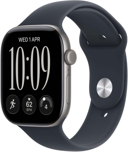 Smartwatch Apple Watch 12 GPS + Cellular 46mm Space Grey Alu Sport Band M/L Granatowy