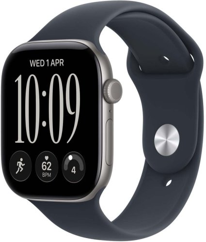 Smartwatch Apple Watch 12 GPS 42mm Space Grey Alu Sport Band S/M Granatowy
