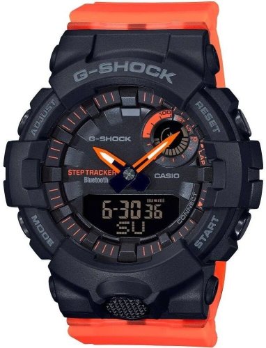 Zegarek sportowy Casio G-Shock Zegarek damski pomarańczowy 51 mm