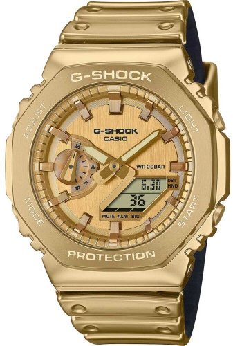 Zegarek sportowy Casio G-Shock Zegarek męski koperta stalowa 49 mm