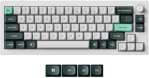 Klawiatura Keychron Q2 HE QMK Gateron Double-Rail Magnetic Nebula