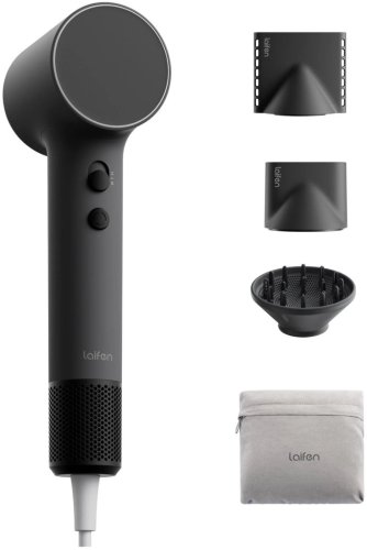 Suszarka Laifen Do Włosów Air Pro Jonizacja 1100W Cicha Czarna Akcesoria (6942590704064)