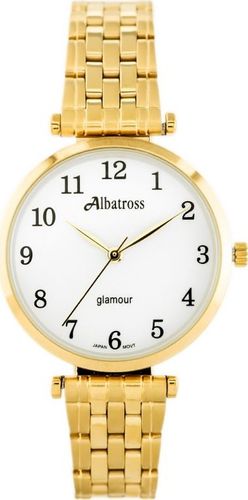 Zegarek Albatross ALBATROSS Glamour ABBB97 (za537b) gold/white uniwersalny