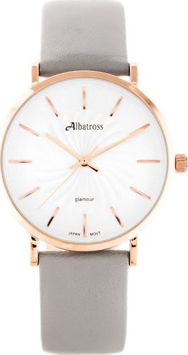 Zegarek Albatross ALBATROSS ABAC11 (za540a) gray / rose gold uniwersalny