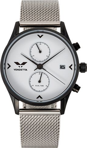 Zegarek Vendetta Zegarek damski Venice white/silver mesh VE1039 uniwersalny