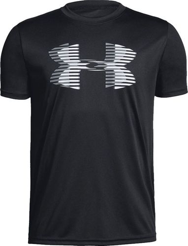 Under Armour Koszulka chłopięca Tech Big Logo Solid Tee Junior czarna r. L-152 cm (1331687 001)