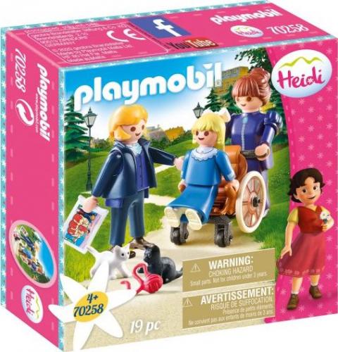 Playmobil Klara z tatą i panną Rottenmeier (70258)
