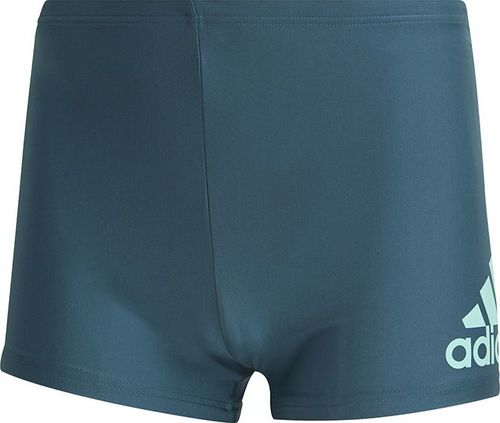 Adidas Kąpielówki Fitness Badge Swim Boxer GM3534 zielony M