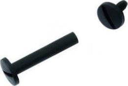 Kacperek Śruba Nit plastikowy 10mm Czarny 2szt