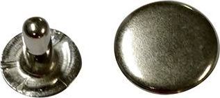 Kacperek Nity Kaletnicze 15,5 mm 4szt SREBRNY