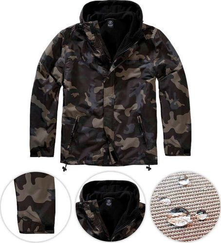 Brandit Brandit Kurtka Frontzip Windbreaker Dark Camo XL