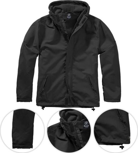 Brandit Brandit Kurtka Frontzip Windbreaker Czarna 5XL