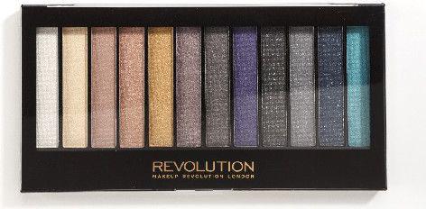 Makeup Revolution Redemption Palette 12 Zestaw cieni do powiek Day to Night 14g (12 kolorów)