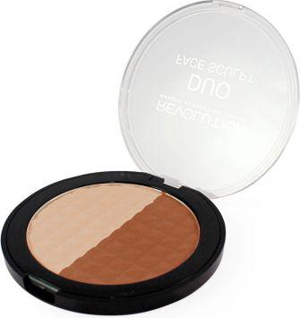 Makeup Revolution Ultra Professional Duo Face Sculpt & Illuminate Zestaw do konturowania twarzy 15g