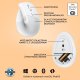Mysz Logitech Lift Off-White (910-006475) + Ergo K860 (920-010108) 10
