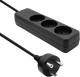 ProXtend Danish IT Power Strip 3-way 3 gniazda 1 m czarna (K3-KIT01B) 1