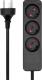 ProXtend Danish IT Power Strip 3-way 3 gniazda 3 m czarna (K3-KIT03B) 1