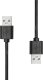 Kabel USB ProXtend USB-A - USB-A 1 m Czarny (JAB-7393833) 1