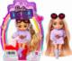 Lalka Barbie Mattel Extra Minis - Fioletowy kaptur/Blond kucyki (HGP66) 1
