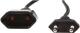 LogiLink LogiLink Netzkabel Euro CEE 7/16 Stecker zu Dose, 1m Schwarz - CP122 1