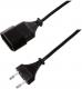 LogiLink LogiLink Netzkabel Euro CEE 7/16 Stecker zu Dose, 1m Schwarz - CP122 2