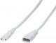 Kabel zasilający LogiLink Przedłużka wtyku ósemkowego 2m, biały (CP132) 1