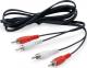 Kabel Equip RCA (Cinch) x2 - RCA (Cinch) x2 2.5m czarny (147094) 1