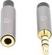 Kabel Manhattan Jack 3.5mm - Jack 3.5mm 2m szary (356039) 3