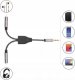 Manhattan MANHATTAN Kopfhörer-Splitterkabel mit Aux Y-Audioadapter 3