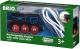 Brio  Lokomotywa akumulatorowa USB black/red (33596) 2
