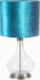 Lampa stołowa Eurofirany LAMPA KIM (FI) 32X61 CM TURKUSOWY 1