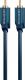 Kabel Clicktronic RCA (Cinch) - RCA (Cinch) 1m granatowy 1