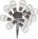 HI HI Łańcuch 10 solarnych lampek ogrodowych LED 5,5 cm 1