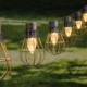 HI HI Łańcuch 10 solarnych lampek ogrodowych LED 5,5 cm 1